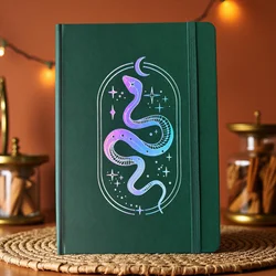 Premium A5 Dot Grid Notebook with Ultra - Thick Paper and Faux Leather Cover - A5 (Green)