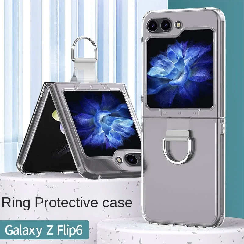 Durable Shockproof Hard Shell Phone Case - Protective Plastic Ring Cover