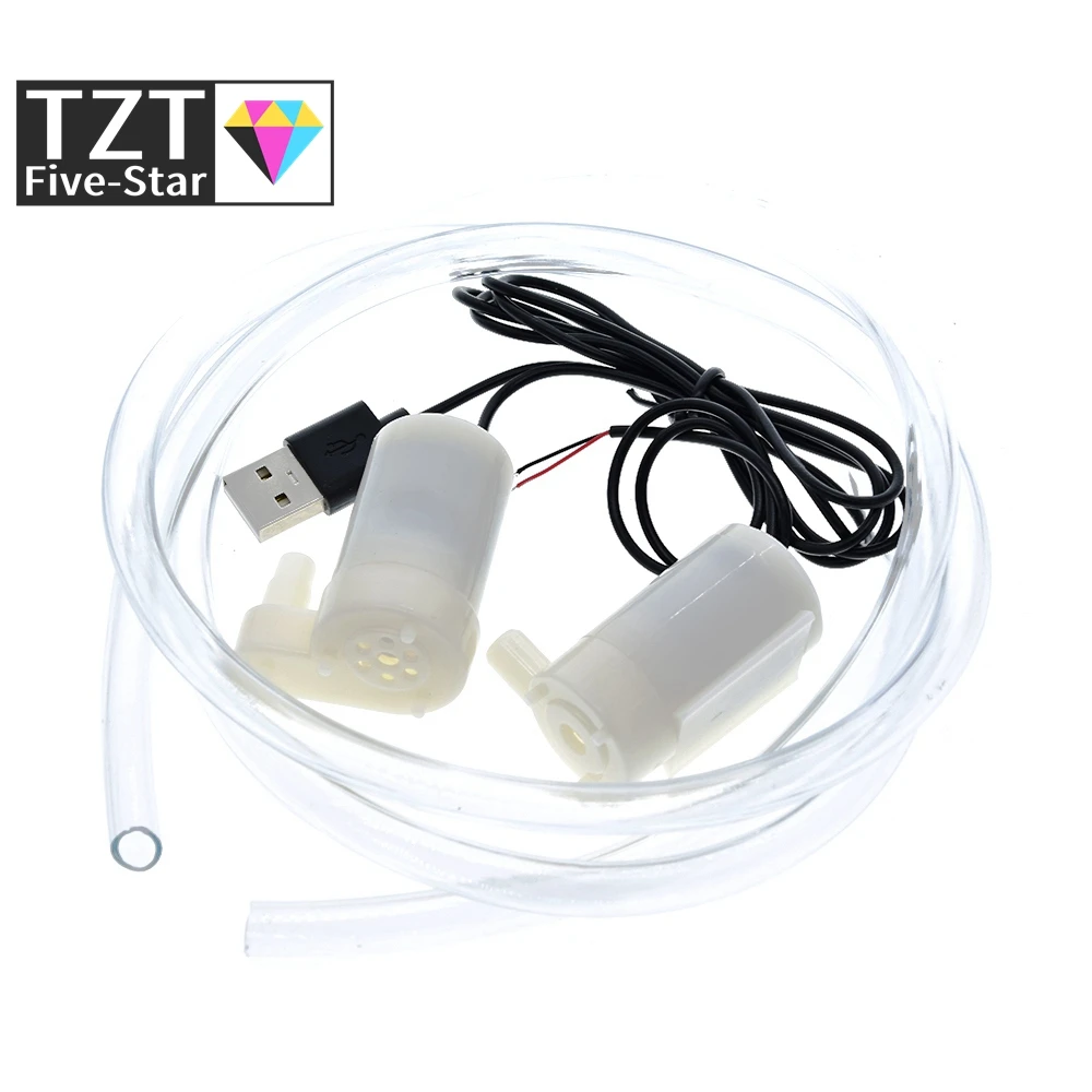 Mute Mini Micro Motor De La Bomba Sumergible Bombas De Agua Dc 3-5 V 70-120L/H Unidad Usb