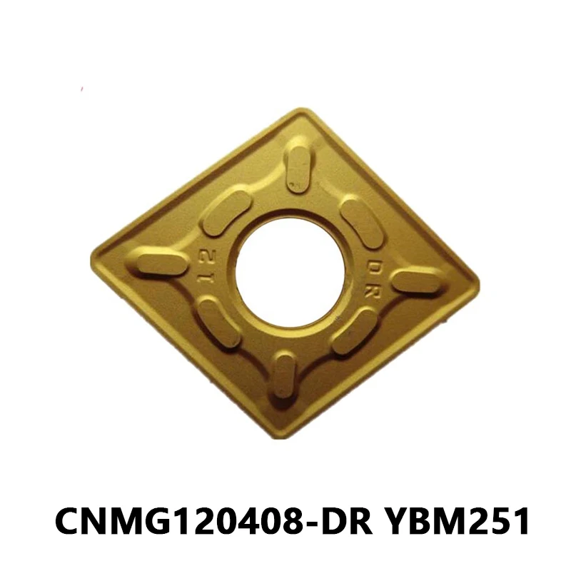 

Оригинальный CNMG120408 CNMG120408-DR YBM251 для нержавеющей обработки токарный станок с ЧПУ резак инструмент CNMG 120408 DR внешний токарный инструмент