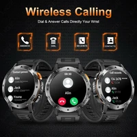 LIGE 2025 extérieur GPS sport Tracker montre intelligente hommes boussole Bluetooth appel étanche Smartwatch lampe de poche LED montres de poche 3