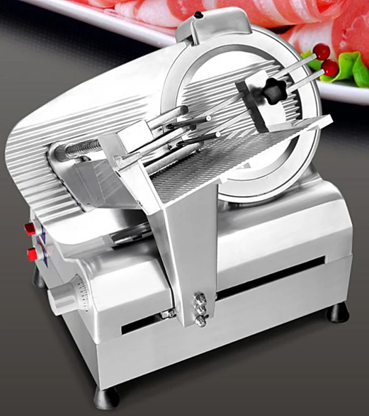 304 automatic commercial frozen meat slicer machine,home mini beef mutton pork slicer hot pot used meat slicer cutting machine jiqi meat slicing machine household electric meat slicer bread vegetable fruit slicers cutter for frozen beef mutton 110v 220v