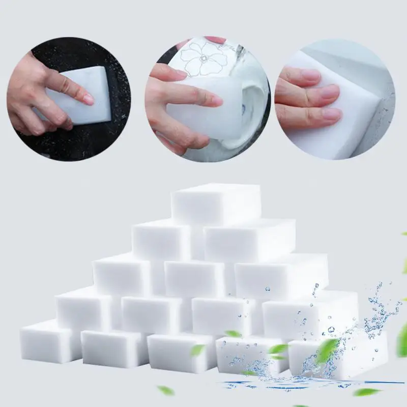 1/100Pcs Melamine Sponge Magic Sponge Household Eraser Cleaning Tools For Office Kitchen Bath Cleaning Sponges
