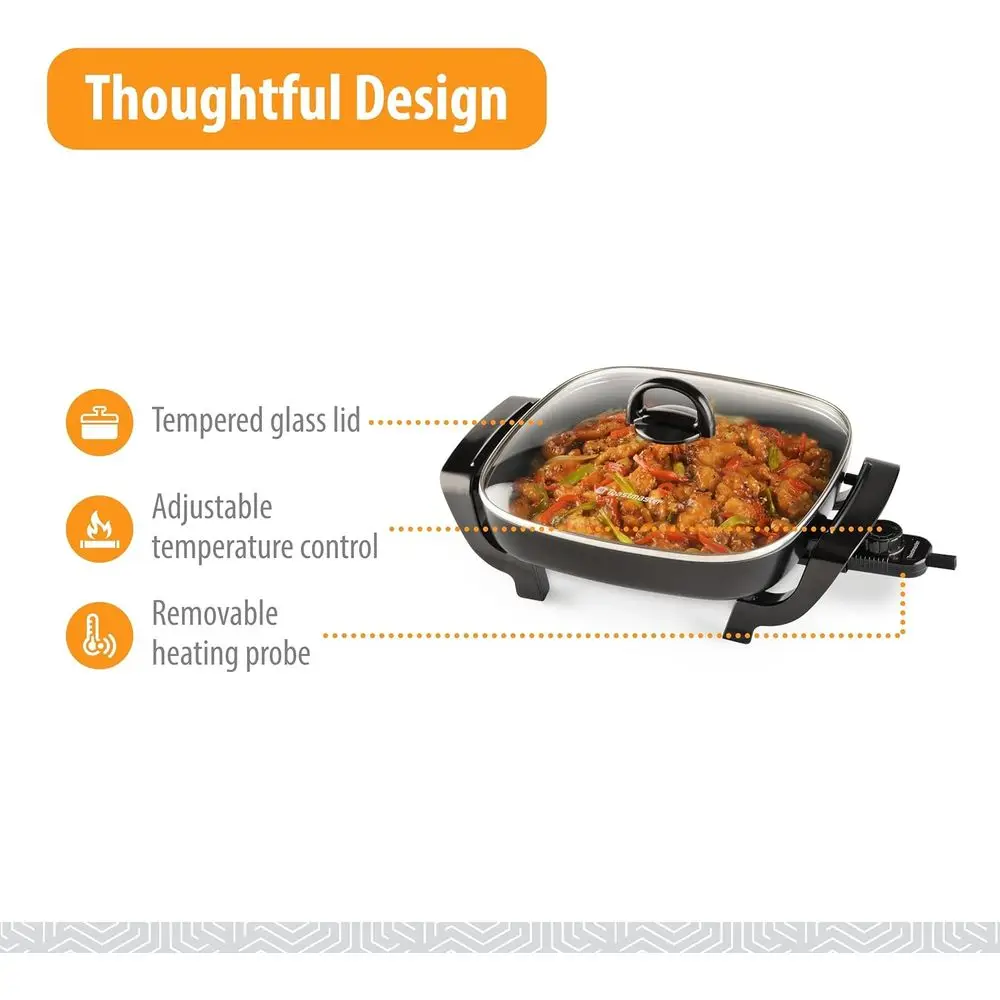 Deep Nonstick Electric Skillet 3