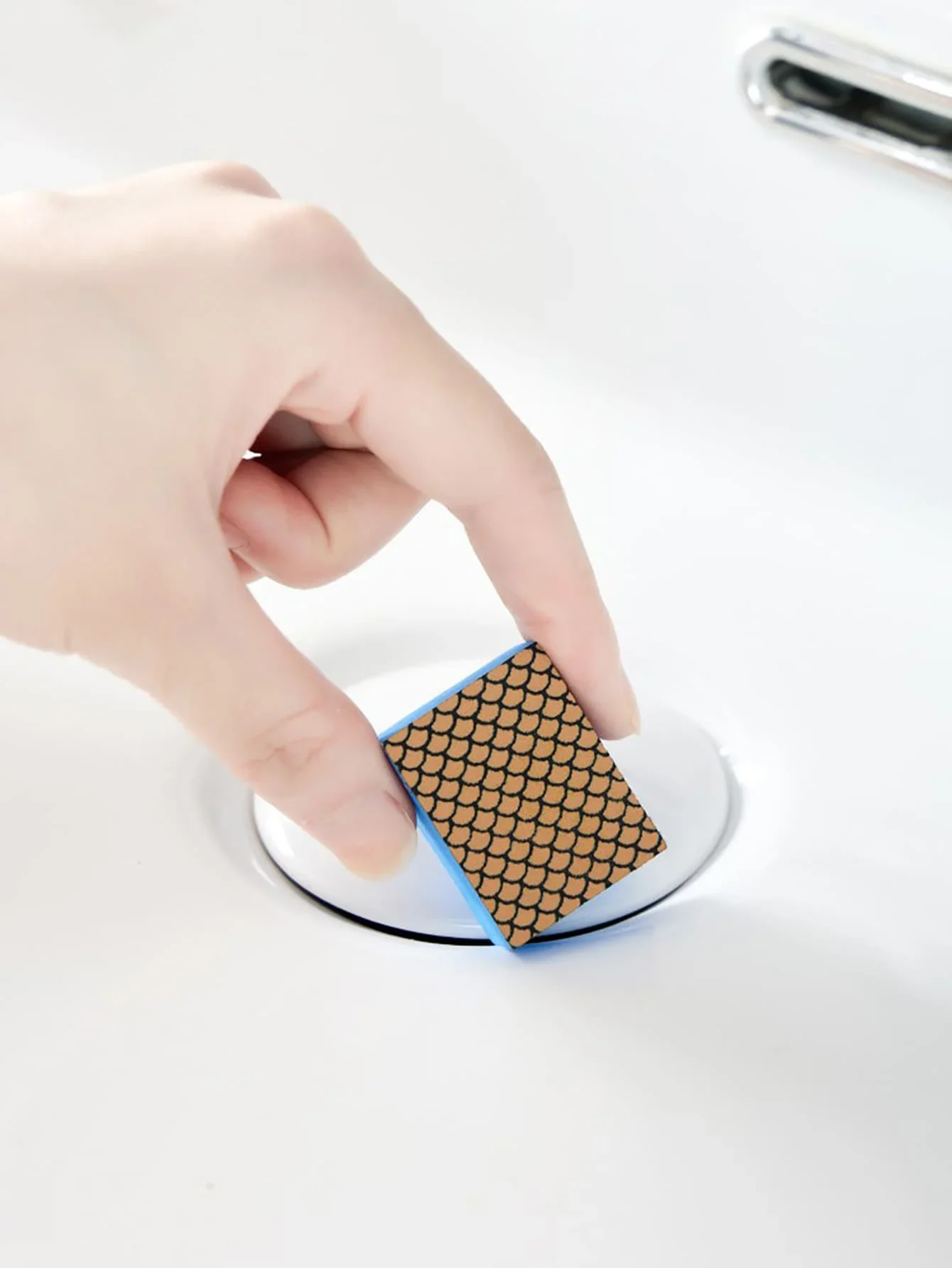 Mirror Diamond Sand Sponge Wipe for Bathroom and Glass Cleaning