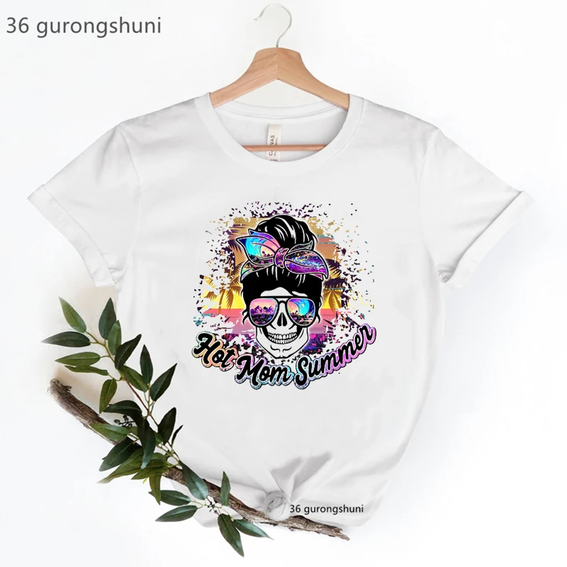 

2022 New Style Mom Summer Graphic Print tshirt Women Mother'S Day Gift TShirt Femme Harajuku Shirt Casual Hipster T-Shirt Female