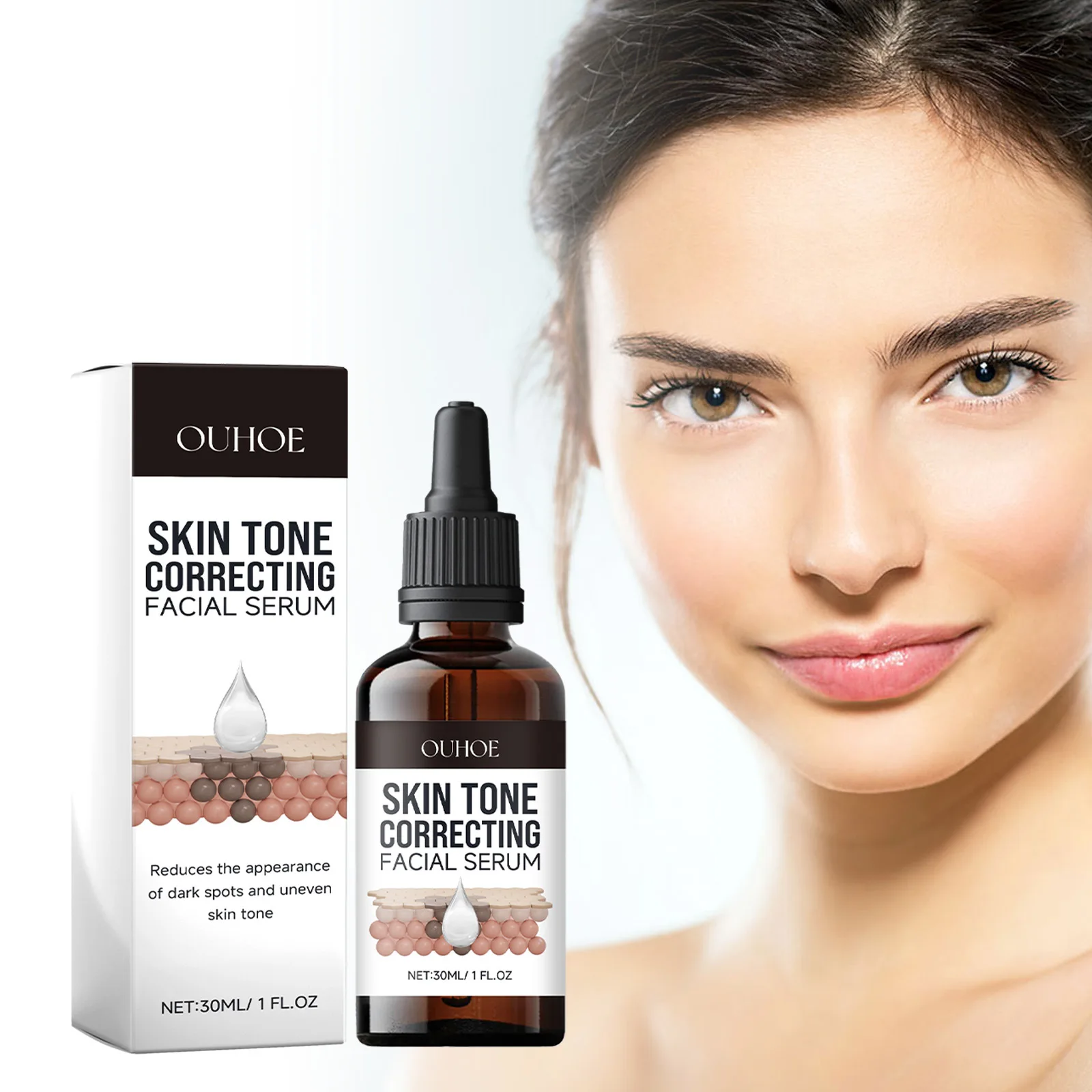 Freckles Removal Essence Dark Spots Melasma Sunspots Shrinking Pores Moisturizing Brighten Smooth Facial Serum Skincare Product 3