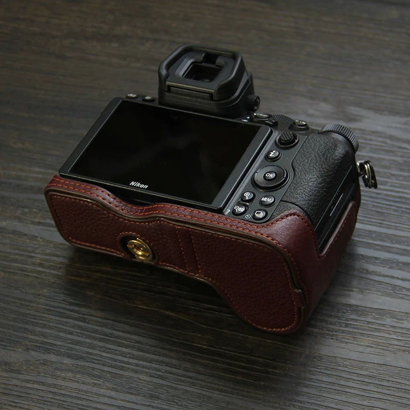 Z5 z6ii z7ii z6 z7保護スリーブボックス,本革カメラ,牛革