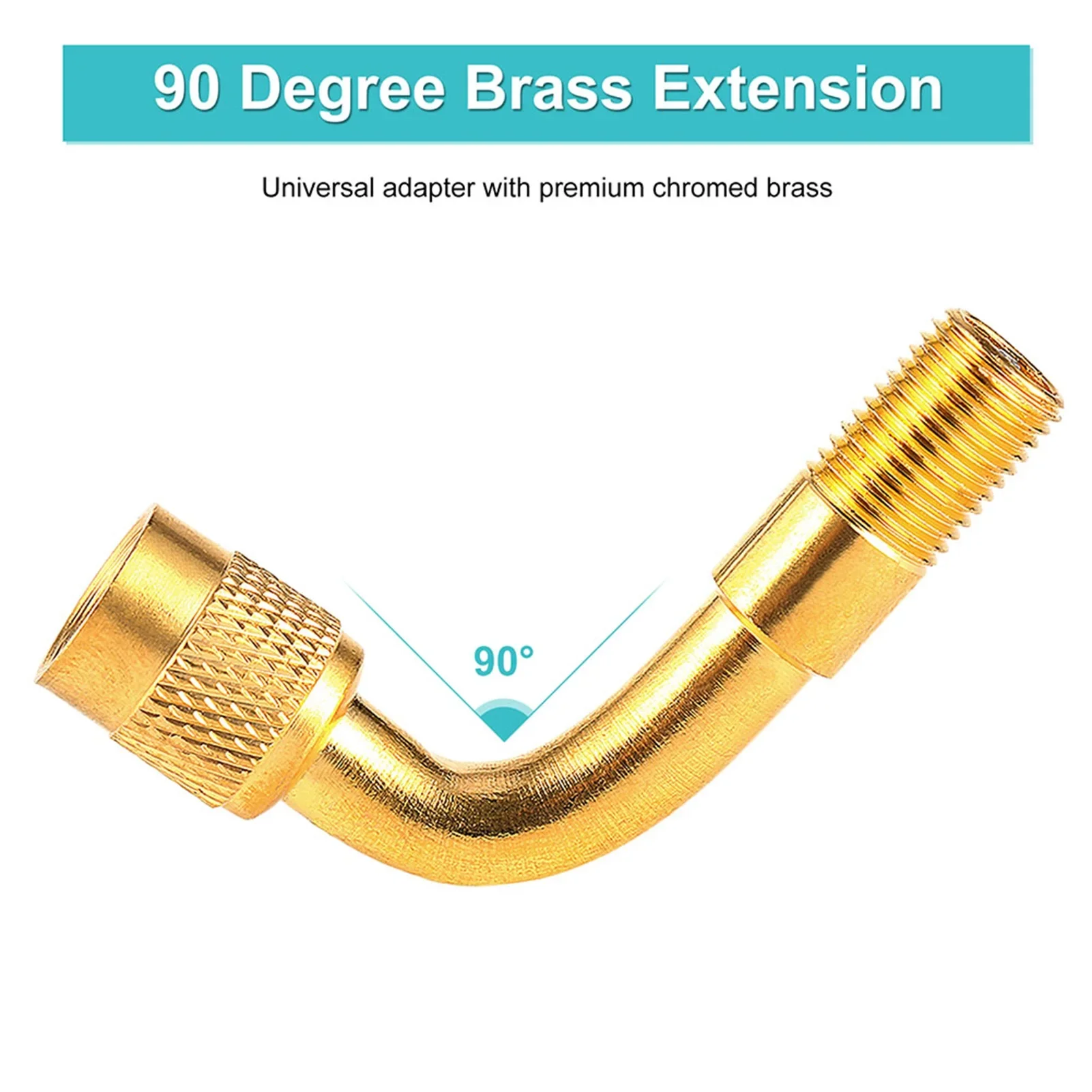 Adattatore Valvola Gomma 90° In Ottone - Per Gonfiare Pneumatici Moto E Auto Con Facilità - Foto 12