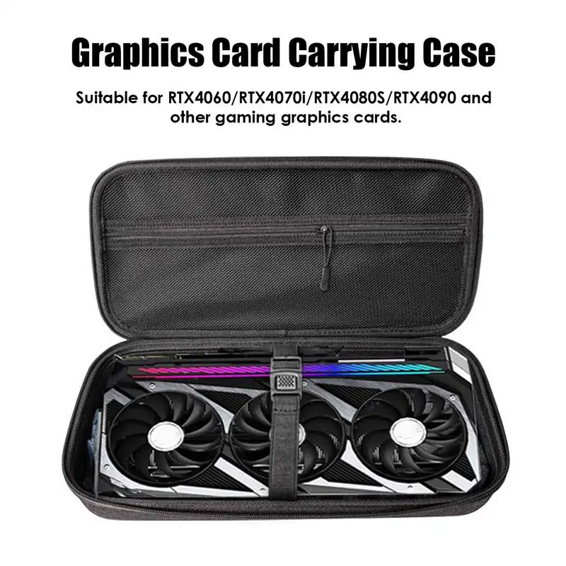 Hard Drive Storage Bag Graphics Card Storage Pouch Anti-Shock Storage Bag Waterproof Wear-Resistant Protector Case Game Cards