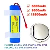 14.8V 6800mAh high quality Battery For ilife V50 V55 V8s V3s Pro V5s Pro V8s X750 Robot Vacuum Cleaner Battery 1