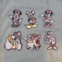 Cute Cartoon Dog Embroidered Iron-On Patches – DIY Applique Stickers for Jackets, Jeans, Clothes & Accessories - Image 2