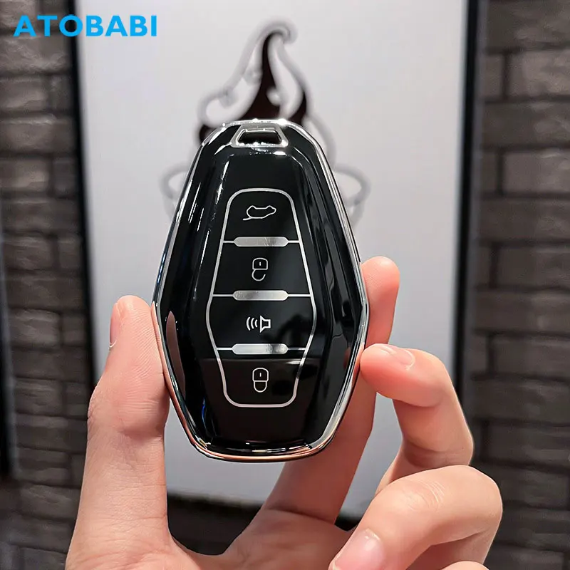 

Чехол для автомобильного ключа из ТПУ, аксессуары для автомобиля Chery Jetour X70 X70plus X70m X90plus X95pro