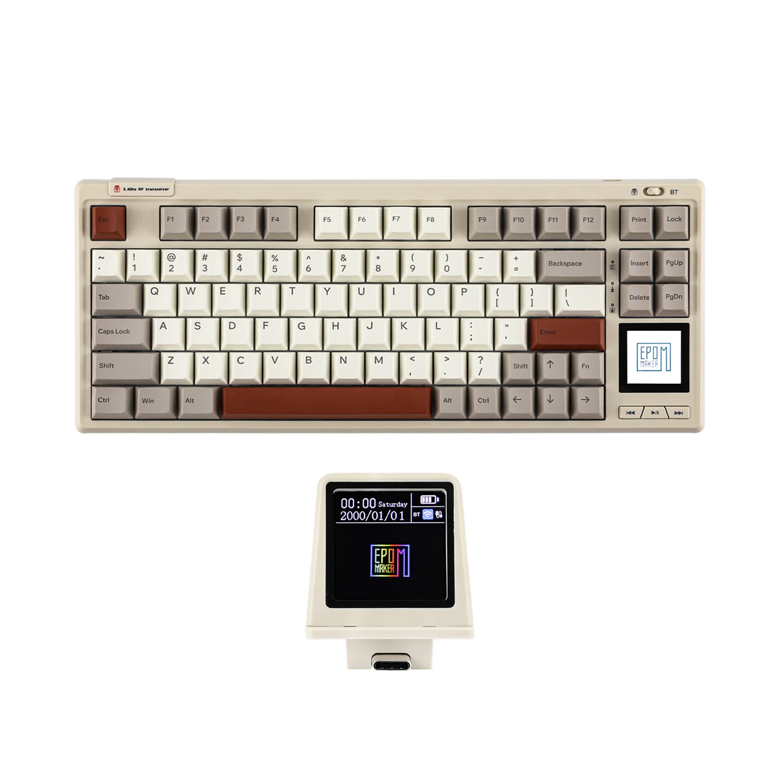廃番) EPOMAKER RT80 75% 有線/無線ホットスワップ メカニカル