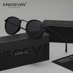 Original Design Polarized UV400 Retro Fashion Sunglasses (Black)