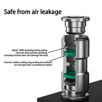 304 Stainless Steel Pneumatic Quick Connect Fitting PG PU 4 6 8 10mm for Air Compressor Gas Pipe Hydraulic Plug-In 10-50PCS 2