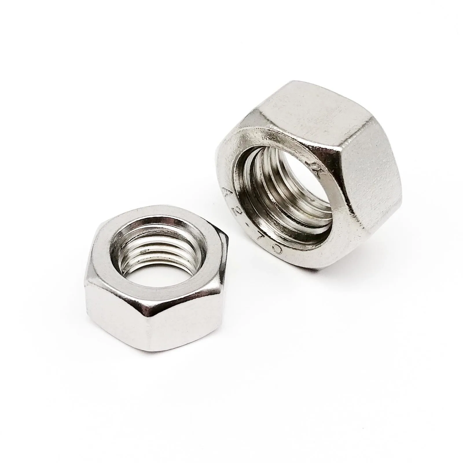 Hexagon Nuts 445pcs DIN934 Small Micro Hex Hexagon Nut Set Assortment Kit Box 304 Stainless Steel Brass M1.4 M1.6 M2 M2.5 M3 M3.5 M4 M5 M6 M8