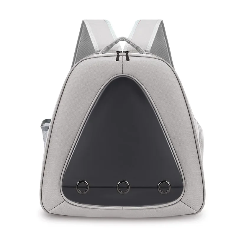 thumbnail image 1 of Bolsa para gatos y perros, bolsa para salir, mochila portátil transpirable de doble hombro para gatos, bolsa plegable para mascotas al aire libre, 1 of 5