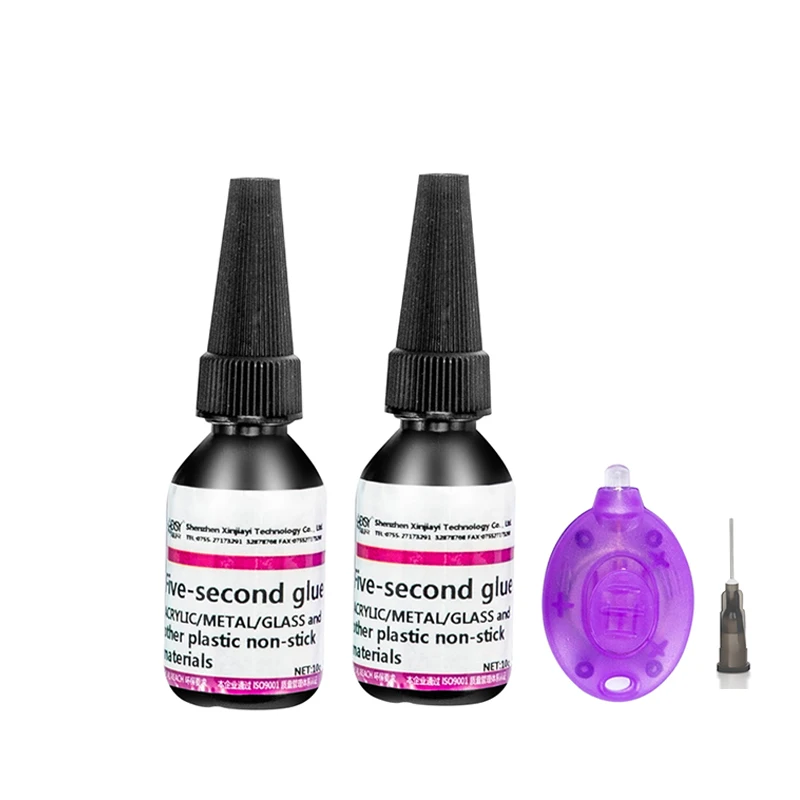 Plastic Repair 5 Seconds Curing Adhesive UV Glue Kit with Light Epoxy Ultraviolet  Glue for Glass Plastic Metal Jewelry Making - AliExpress