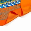 130cm Feather Design Brand Big Square Scarf Luxury Twill 100% Silk Scarf Women Kerchief Scarves For Ladies Fashion Shawl Echarpe 6