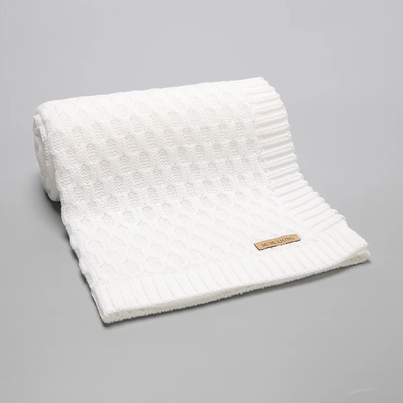 Super Soft Baby Blankets Newborn Infant Kids Boy Girl Stroller Swaddle Wrap Mats Lightweight Knit Toddler Throw Receiving Quilts 2