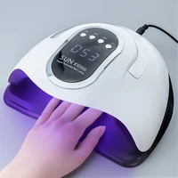 SUN X10MAX Professional UV LED Nail Lamp for Manicure 280W Gel Polish Drying Machine with Large LCD Touch Smart Nail Dryer Tools 1