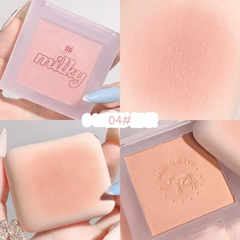 Soft Matte Blush Mini Portable Natural Blush Palette Makeup Cosmetic Face