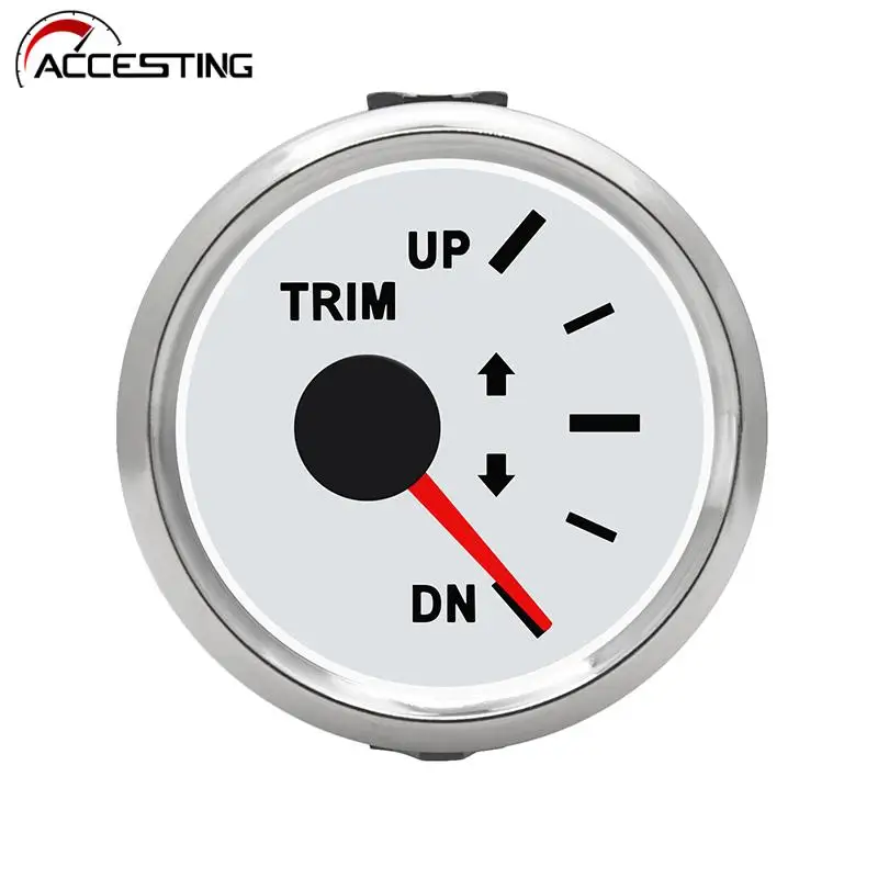 52mm Trim Gauge For Marine Boat Inboard Outboard Engine 0190 Ohm Trim