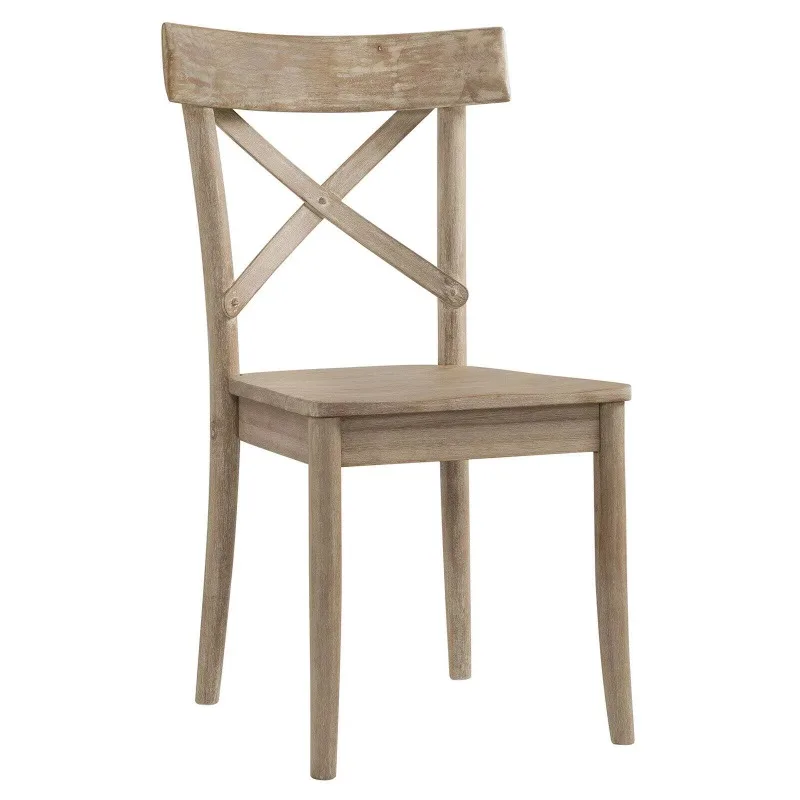 

Picket House Furnishings Keaton Cross Back Wooden Dining Chair - Set of 2