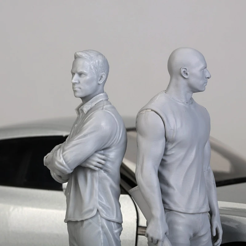 Il Kit Modello Fast And The Furious Resin Figure 1/24 Giocattoli Non Dipinti E Non Assemblati Spedizione Gratuita