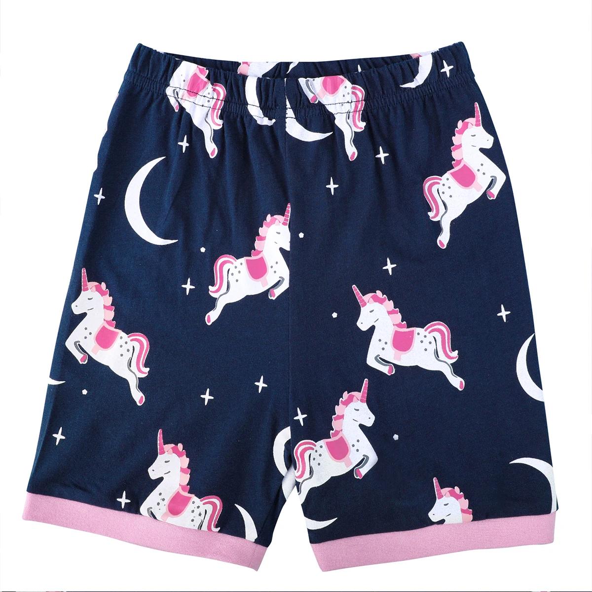 Kids Unicorn Girl Pajamas Set Child Pyjamas Toddler Girls Cotton Homewear Sleepwear Cute Nightwear Suit Short Sleeve Pijamas