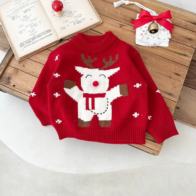 Рисунок 3 - Зимний плотный теплый пуловер с мультяшным рисунком