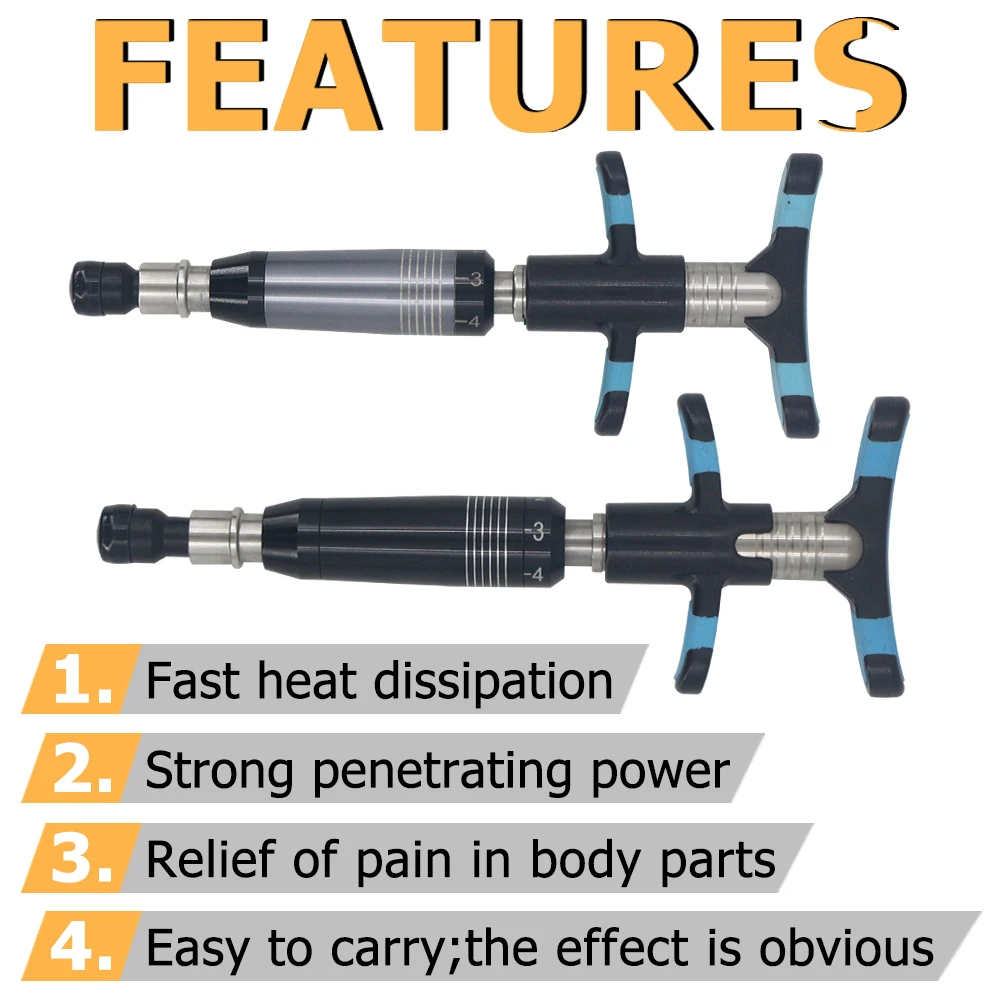 300N Chiropractic Adjusting Gun Spine Massage Tools Limb Pain Relief Therapy Correction Spinal 4Heads Manual Body Massager 2025