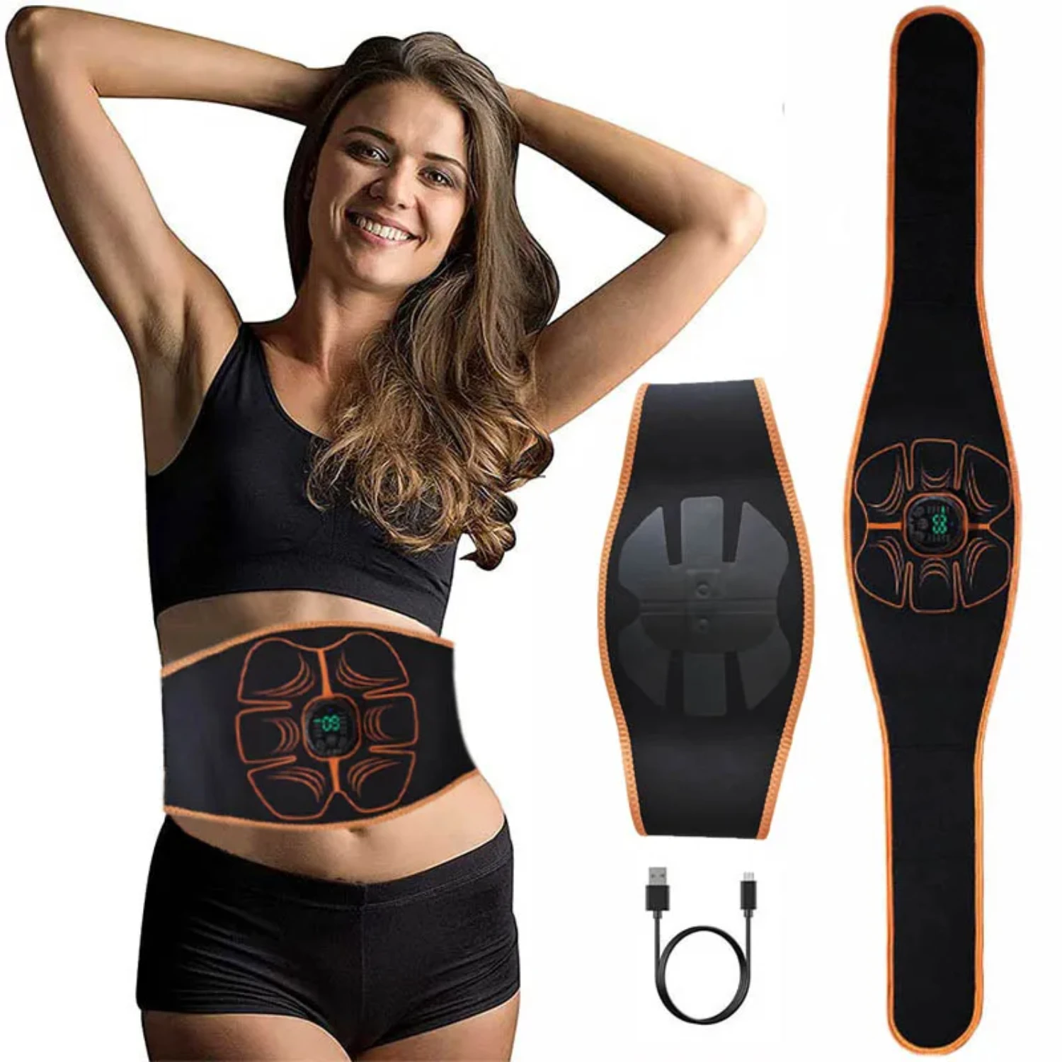 Highly Effective and Powerful Advanced Rechargeable EMS Fitness Massager with Rapid Vibration-Top-rated Portable Muscle Toner
