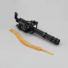 1/6 Soldier Weapon Accessories Assembly Puzzle Model Gatling M82A1 Sniper Rifle Desert Eagle Pistol Military Educational Toys 3