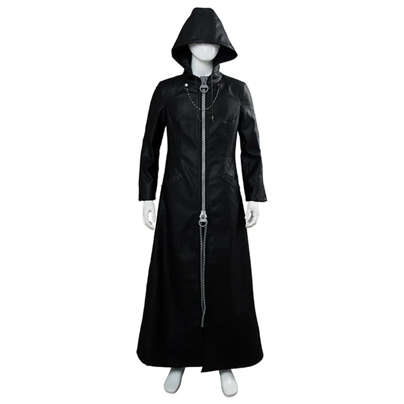 Kingdom Hearts Cosplay Organization Xiii Office Costume Outfit Trench Coat Adult Men Uniform Halloween Carnival Suit