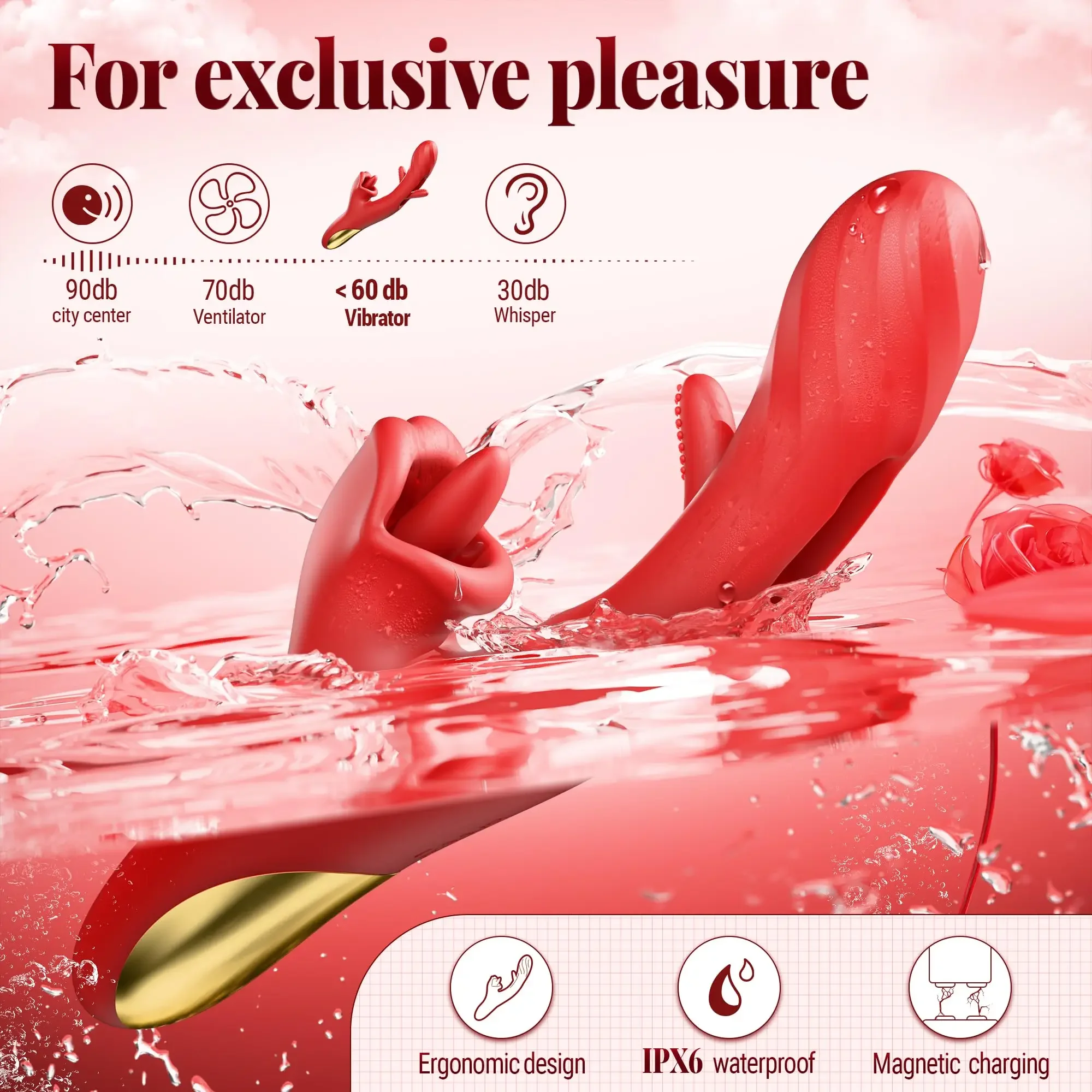2-In-1 Flapping Rotating Licking Dildo - Image 5