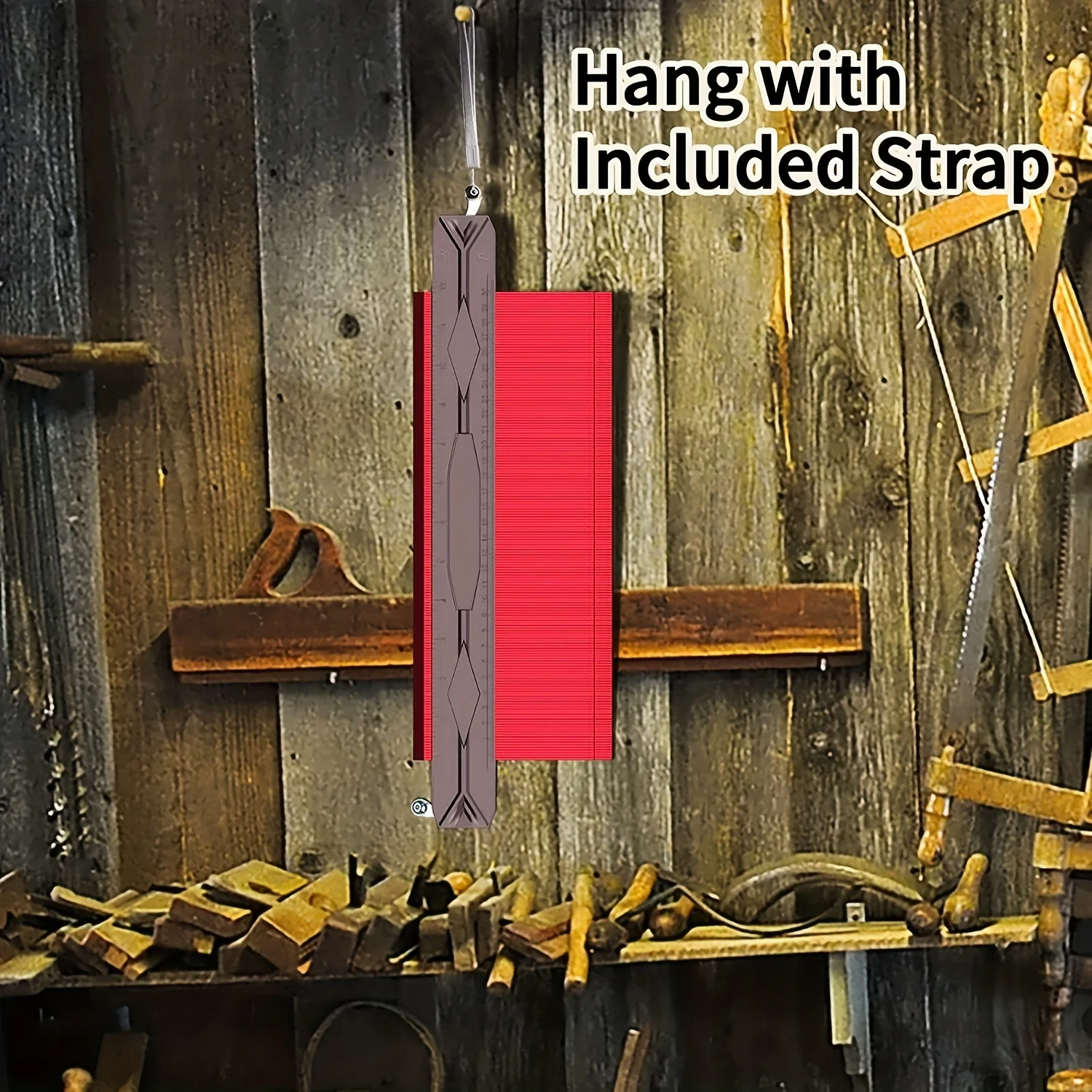 Shape Contour Gauge Duplicator Profile Measuring Angle Ruler Thickness Gauge Contour Template Copy Duplicator Woodworking Tools 5