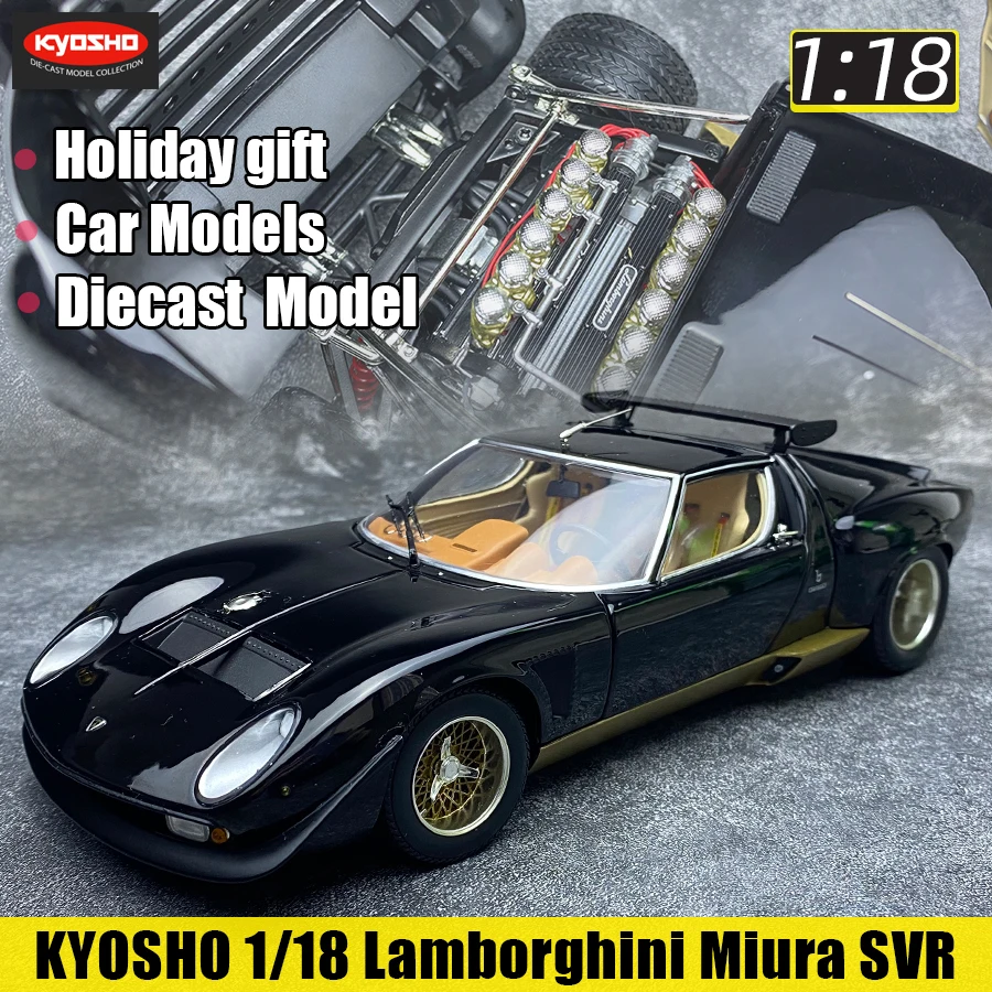 KYOSHO 1/18 scale Lamborghini Miura SVR diecast model Classic car