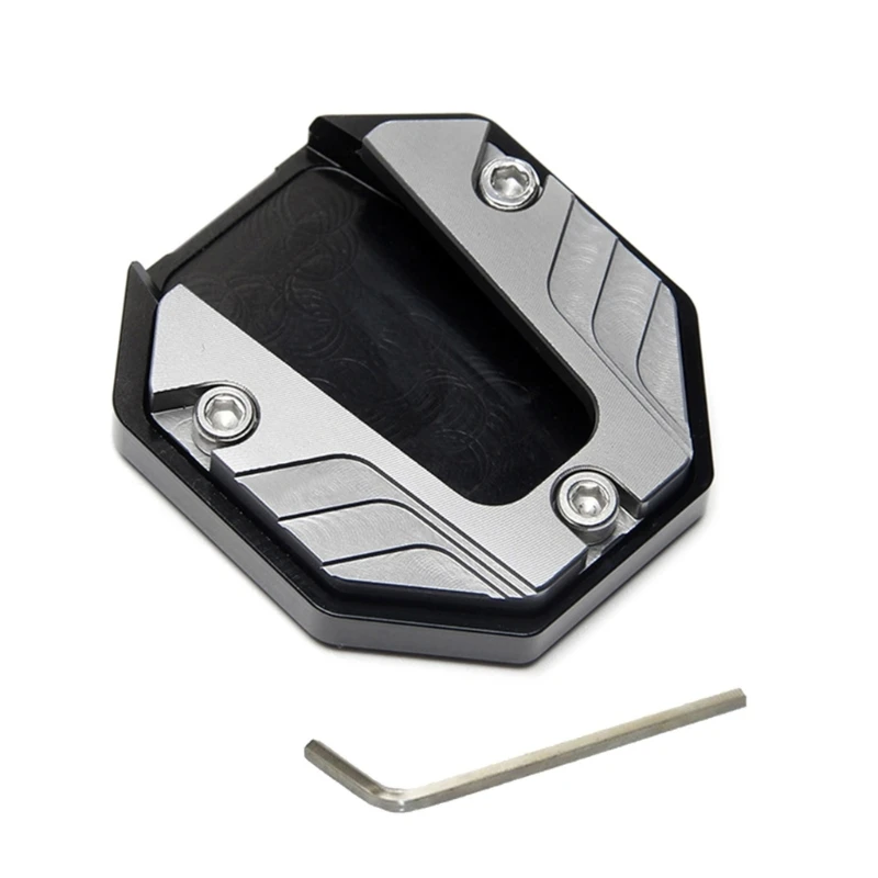 Motorfiets Kickstand Voet Pad Extender Ondersteuning Extension Voor Suzuki Dl1000 Dl 1000 V Strom Xt 1000xt Kick Verleng Zijstandaard Pad Rood 1734203789
