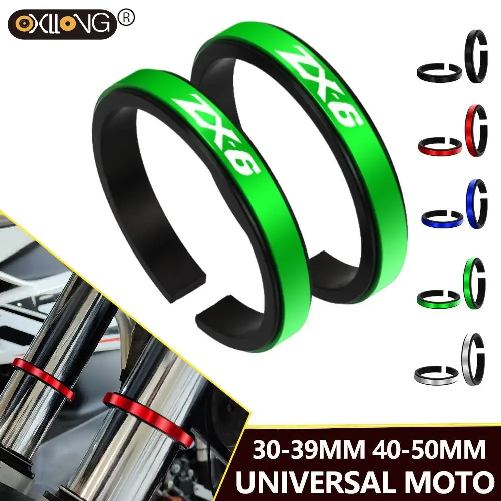 

For KAWASAKI ZX6 ZX6RR 2000 2001 2002-2004 Motorcycle Front Suspensions Shock Absorber Auxiliary Adjustment Ring 30-39MM 40-50MM