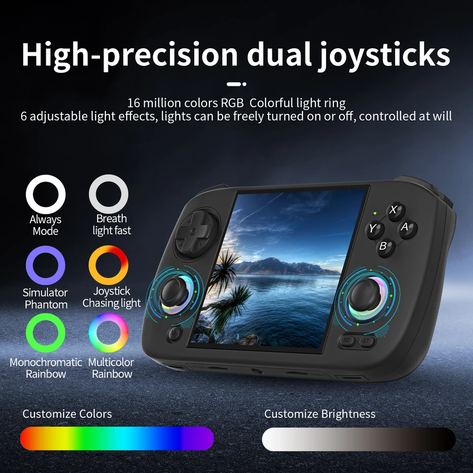 Anbernic RG CubeXX Handheld-Spielkonsole mit 3,95-Zoll-IPS-Bildschirm, 64-Bit-Linux-System, unterstützt 5G, WLAN, Bluetooth und HD-Fernsehen._voghion.com