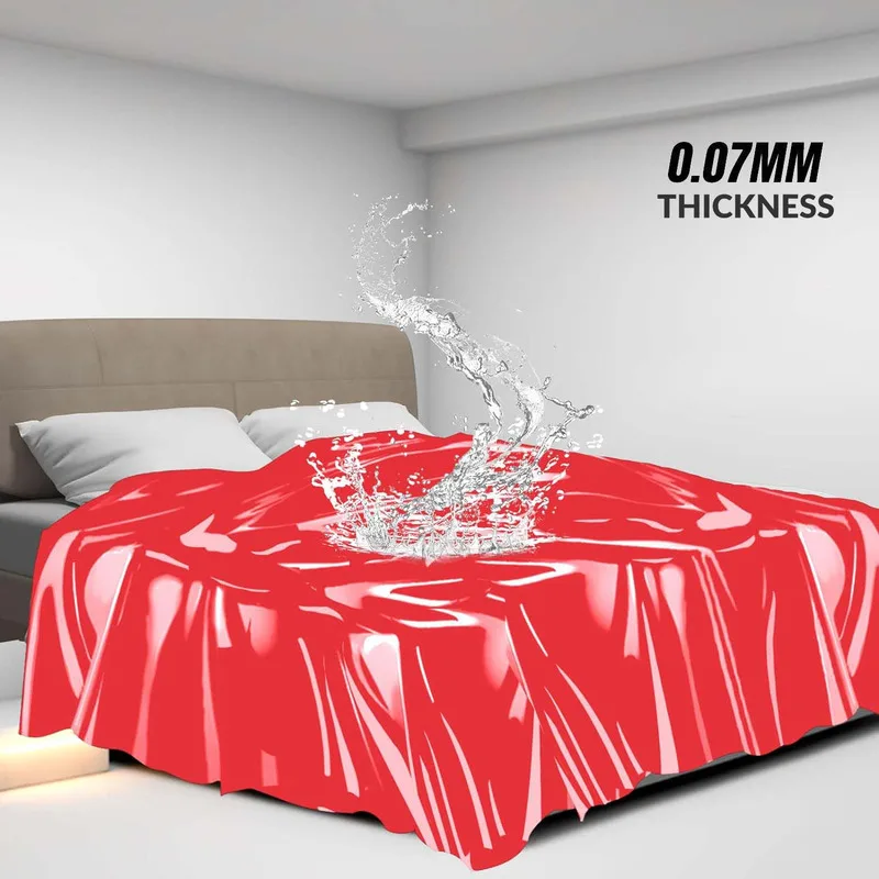 Adult Bedsheets Waterproof Bed Sheet King Size Love Sex Sheet For Wet Games Oil Body Massage Games Camping Tarp