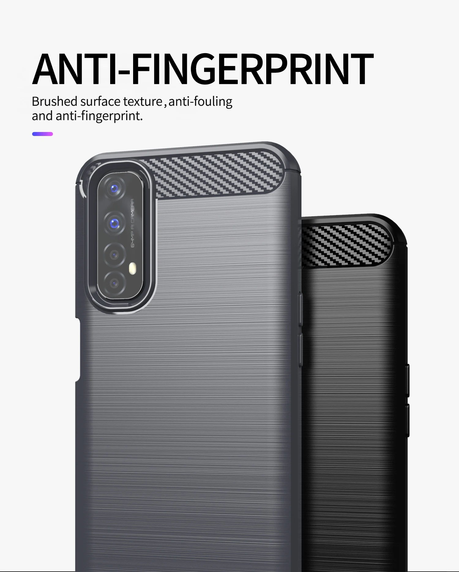 Shockproof Silicone Half-Wrapped Back Cover