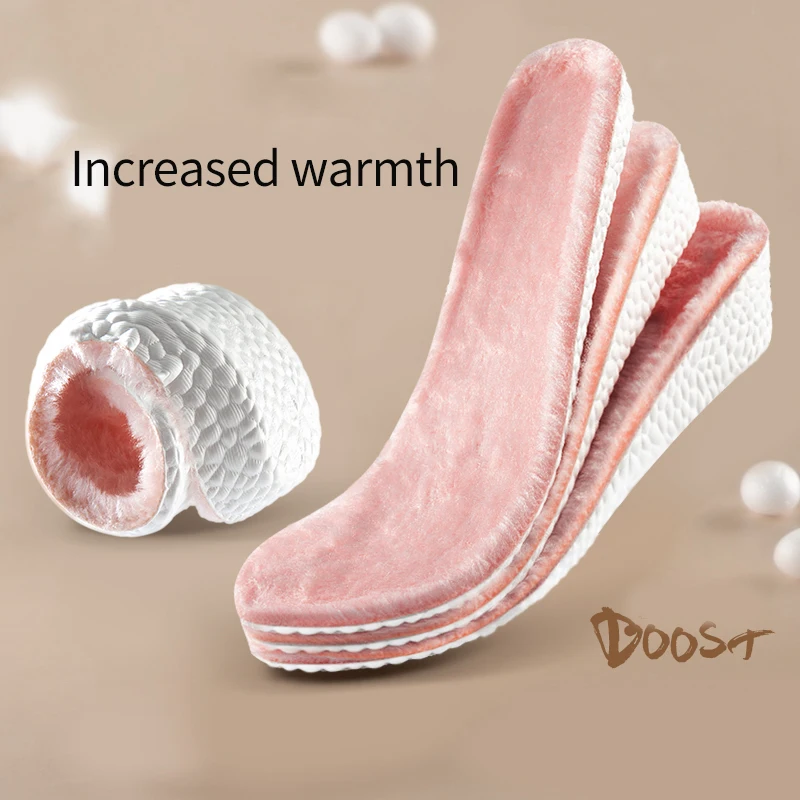 

Invisible Height Increase Insole EVA Memory Foam Shoes Thicken Warm Heated Soft Shoe Insert Breathable Taller Support Feet Pad