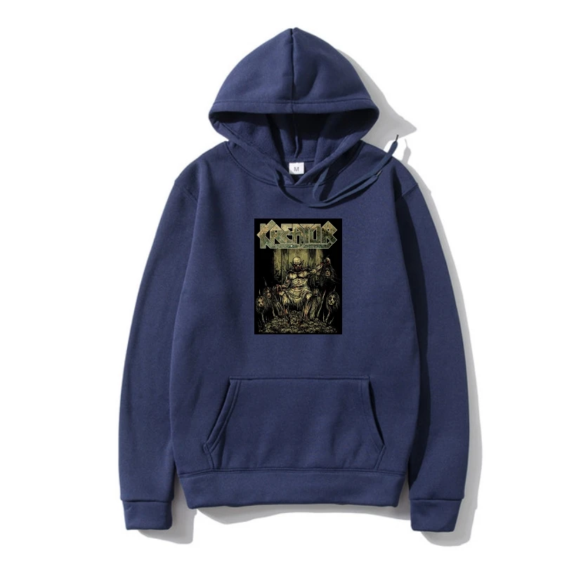 

Kreator Men Outerwear Threahs Metal Band Hoody Voivod Exodus Sodom Coroner 8