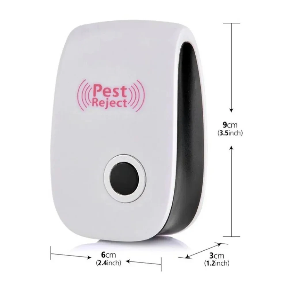 EU/US/UK/AU Plug Ultrasonic Pest Repeller Electric Insect Killer Zapper Non-toxic Mosquito Cockroach Repellent For Home Garden