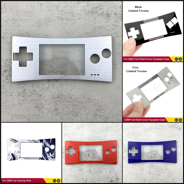 Replacement Housing for Nintendo Gameboy Micro Shell Faceplate Screen Blue  Tool