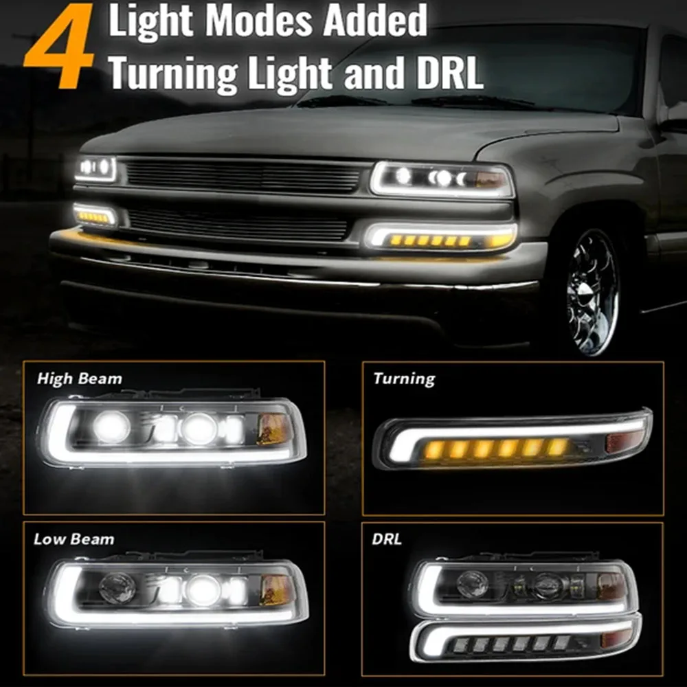 CarLightsHeadlightForChevroletSilverado1500250019992002