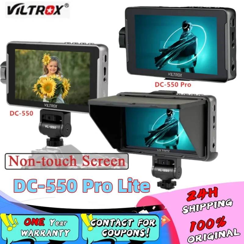 VILTROX DC 550 5.5 Inch Profissional Camera Studio Monitor 1920x1080 4K 30Hz HDMI Touch Screen Field 3D LUT Director Monitor